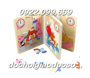 Sách tranh ghép hình puzzle