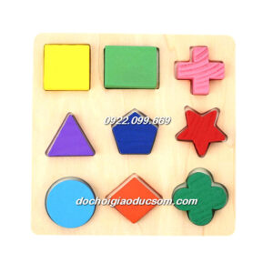 BẢNG HỌC HÌNH DẠNG CHIA PHẦN - COMBO 3 MÓN