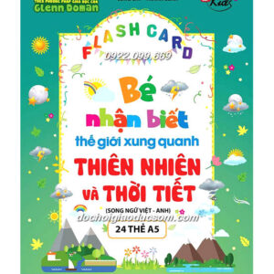 FLASH CARD  THIÊN NHIÊN VÀ THỜI TIẾT Giá rẻ