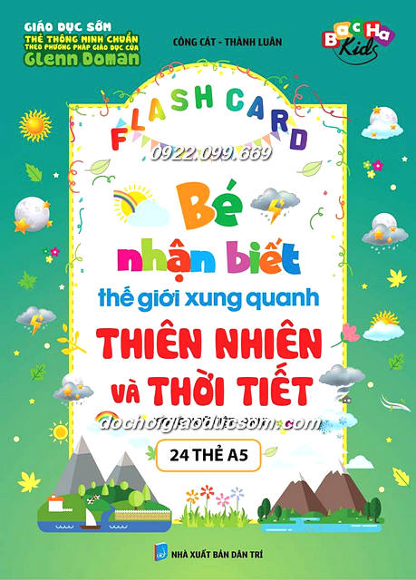 FLASH CARD  THIÊN NHIÊN VÀ THỜI TIẾT Giá rẻ