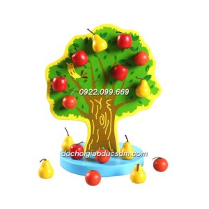Cây quả nam châm học toán - Gỗ đẹp