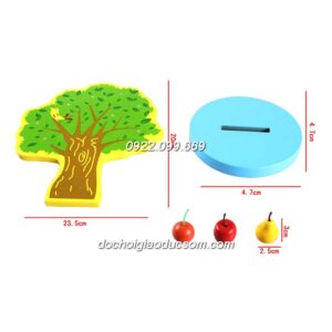 Cây quả nam châm học toán - Gỗ đẹp