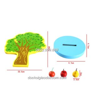 Cây quả nam châm học toán - Gỗ đẹp