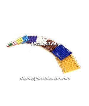 Bộ khối cườm xếp tháp - Giáo cụ Montessori