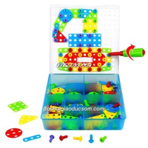 Bộ công cụ ốc vít tạo hình 189 pcs nhựa