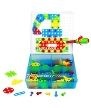 Bộ công cụ ốc vít tạo hình 189 pcs nhựa