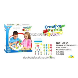 Bộ công cụ ốc vít tạo hình 189 pcs nhựa
