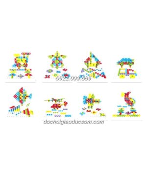 Bộ công cụ ốc vít tạo hình 189 pcs nhựa