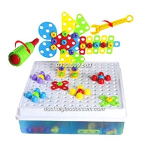 Bộ công cụ ốc vít tạo hình 189 pcs nhựa