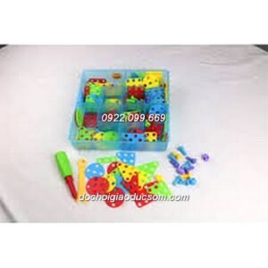 Bộ công cụ ốc vít tạo hình 189 pcs nhựa
