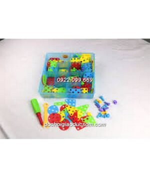 Bộ công cụ ốc vít tạo hình 189 pcs nhựa