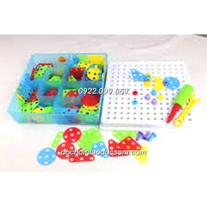 Bộ công cụ ốc vít tạo hình 189 pcs nhựa