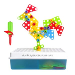 Bộ công cụ ốc vít tạo hình 189 pcs nhựa