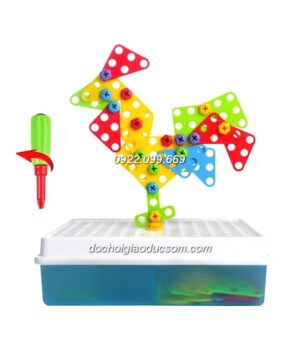 Bộ công cụ ốc vít tạo hình 189 pcs nhựa