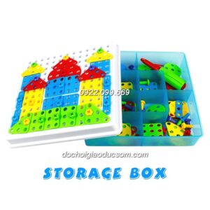 Bộ công cụ ốc vít tạo hình 189 pcs nhựa