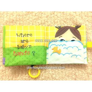 Sách vải tương tác Jolly baby Where is baby