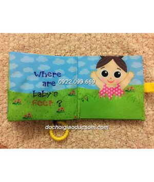 Sách vải tương tác Jolly baby Where is baby