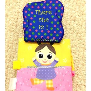 Sách vải tương tác Jolly baby Where is baby