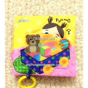 Sách vải tương tác Jolly baby Where is baby