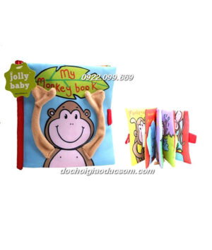 Sách vải My Monkey book giá rẻ