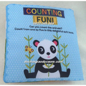 Sách vải Counting fun đúng giá