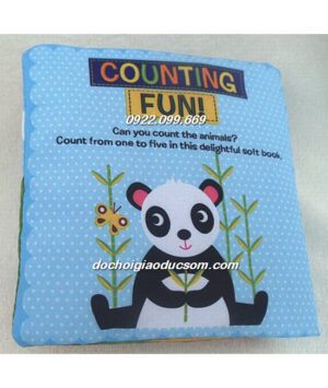 Sách vải Counting fun đúng giá