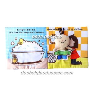 Sách vải tương tác It's Potty time - dạy bé kỹ năng đi vệ sinh giá rẻ, hàng đẹp
