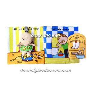 Sách vải tương tác It's Potty time - dạy bé kỹ năng đi vệ sinh giá rẻ, hàng đẹp
