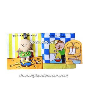 Sách vải tương tác It's Potty time - dạy bé kỹ năng đi vệ sinh giá rẻ, hàng đẹp