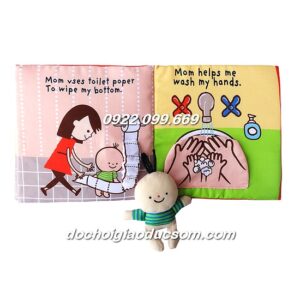 Sách vải tương tác It's Potty time - dạy bé kỹ năng đi vệ sinh giá rẻ, hàng đẹp