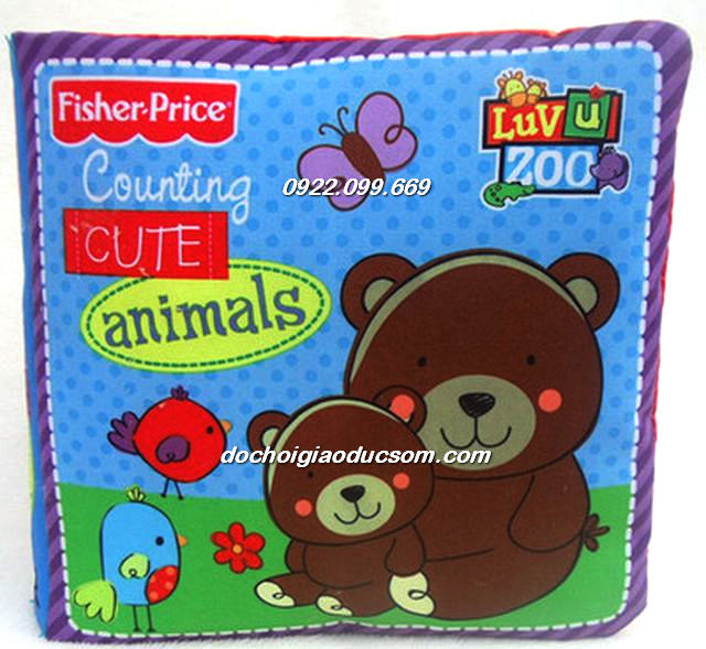 Sách vải Counting animal gía rẻ