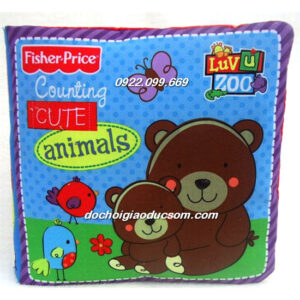 Sách vải Counting animal giá rẻ