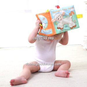 Sách vải Jvoice đẹp cho bé - Hình cừu