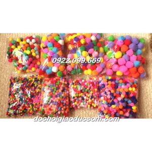 Pompom bịch to nhiều loại