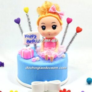 Tạo hình nghệ thuật bánh sinh nhật bằng đất nặn