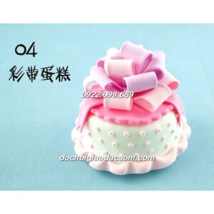 Tạo hình nghệ thuật bánh sinh nhật bằng đất nặn