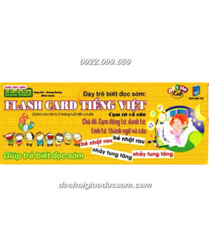 FLASH CARD TIẾNG VIỆT, CỤM TỪ VÀ CÂU Giá rẻ