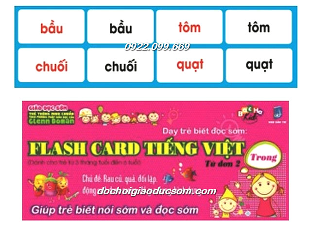 FLASH CARD TIẾNG VIỆT, TỪ ĐƠN 2 Giá tốt