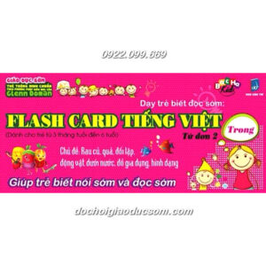 FLASH CARD TIẾNG VIỆT, TỪ ĐƠN 2 Giá rẻ