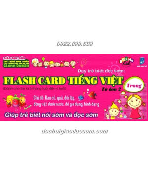 FLASH CARD TIẾNG VIỆT, TỪ ĐƠN 2 Giá rẻ