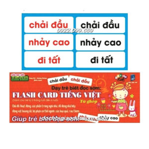 FLASH CARD TIẾNG VIỆT TỪ GHÉP Hàng chuẩn