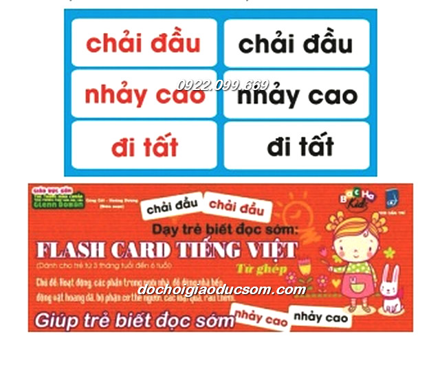 FLASH CARD TIẾNG VIỆT TỪ GHÉP Giá tốt